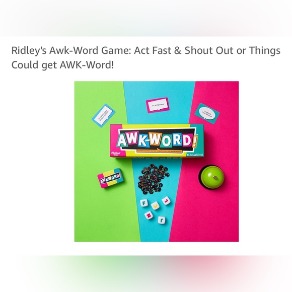 Awk-word game Ridley’s - Picture 3 of 4